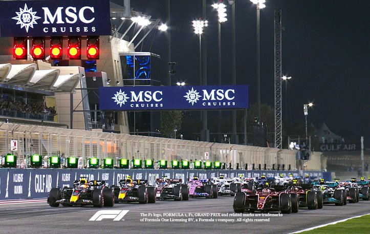msc cruises f1 bahrain overview