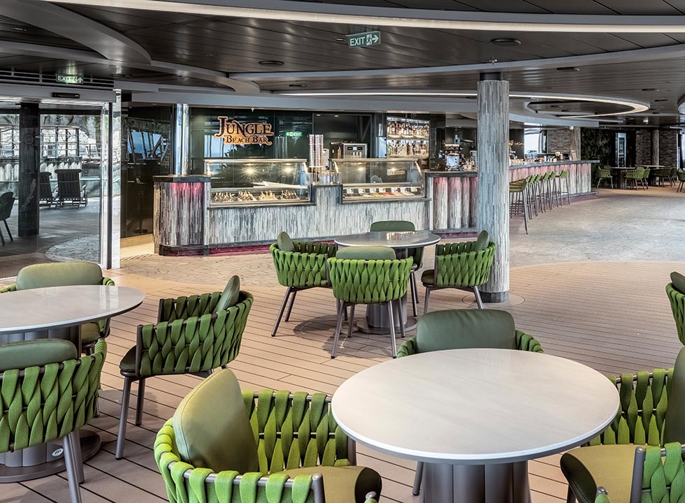 Jungle Beach Bar, MSC Seashore | MSC Cruises Jungle Beach Bar, MSC Seashore | MSC Cruises