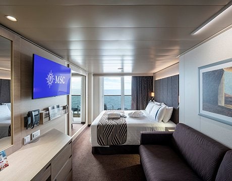 Deluxe Balcony Aurea, MSC World Europa | MSC Cruises Deluxe Balcony Aurea, MSC World Europa | MSC Cruises