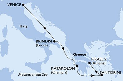 Italien, Grækenland