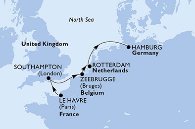 Frankrig, Storbritannien, Belgien, Nederlandene, Tyskland