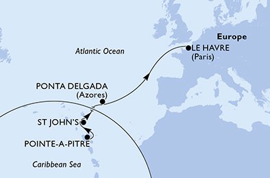 Guadeloupe, Antigua og Barbuda, Portugal, Frankrig